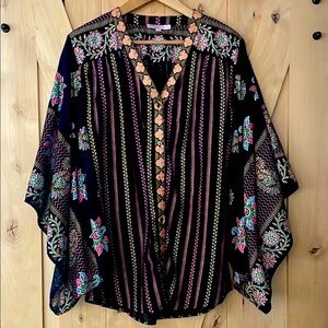 Calypso St. Barth Cotton Button Down  Blouse Top XS